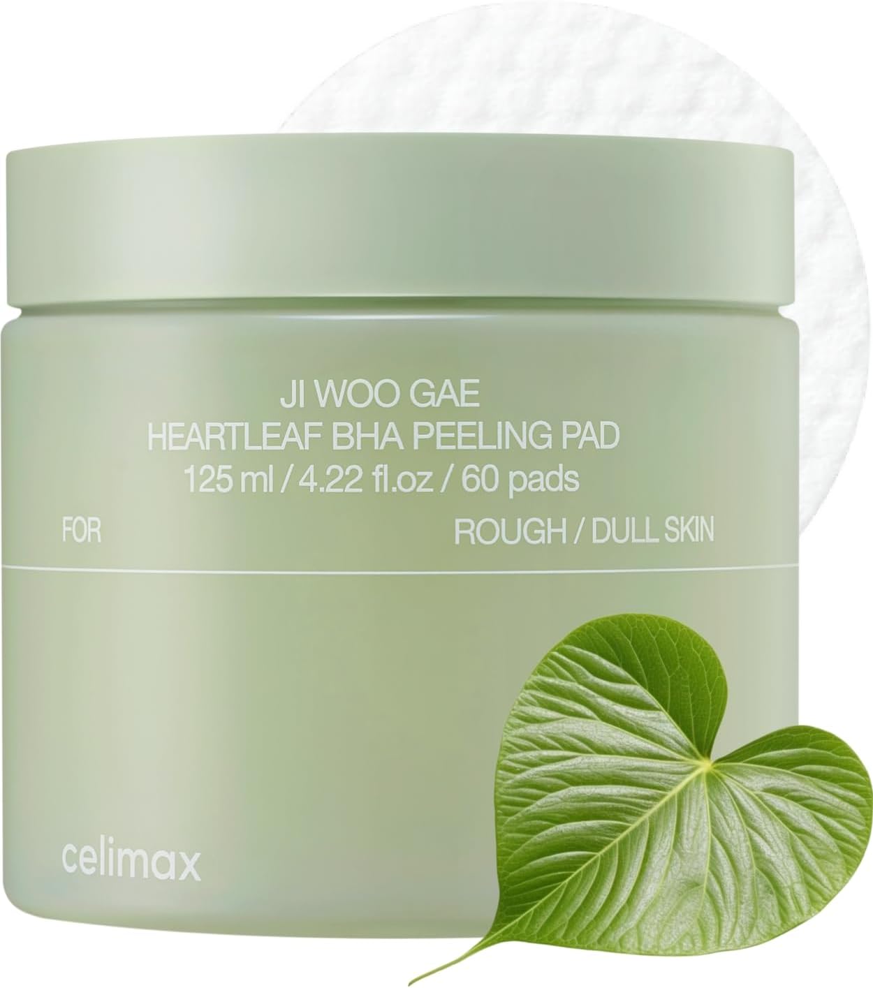 Celimax Ji.Woo.Gae Heartleaf BHA Pad – 60 Discos Exfoliantes