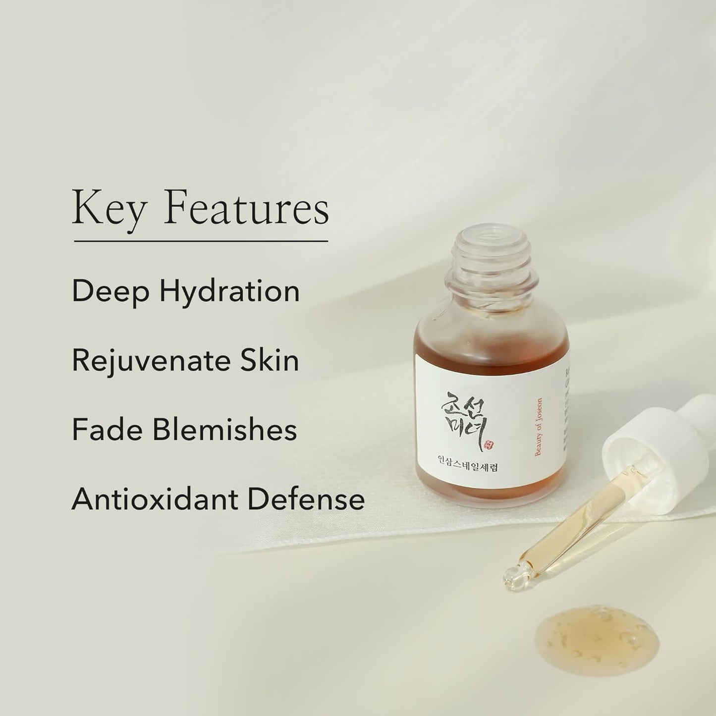 Beauty of Joseon Sérum Revive Ginseng + Mucina de Caracol