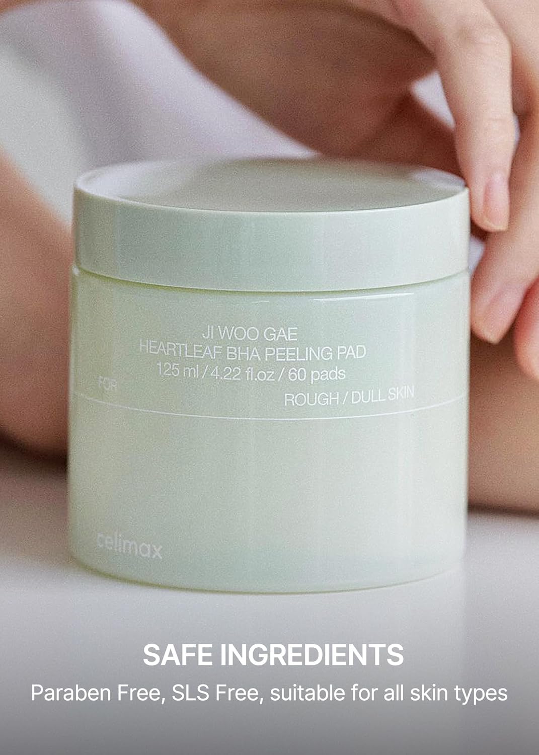 Celimax Ji.Woo.Gae Heartleaf BHA Pad – 60 Discos Exfoliantes