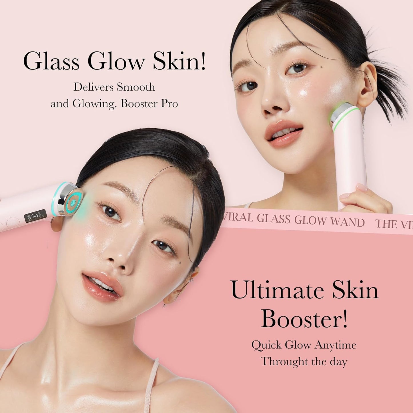 Medicube Age-R Booster Pro Pink – Masajeador facial 6 en 1
