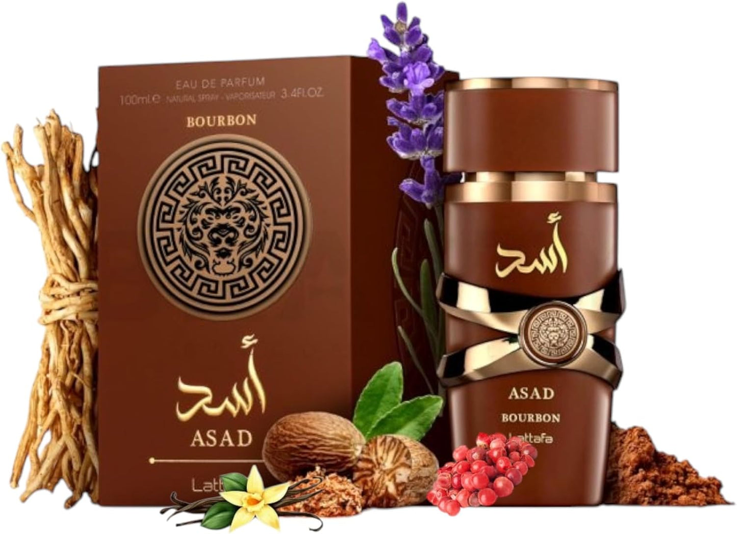 Lattafa Asad Bourbon Eau de Parfum 100 ml (Original)