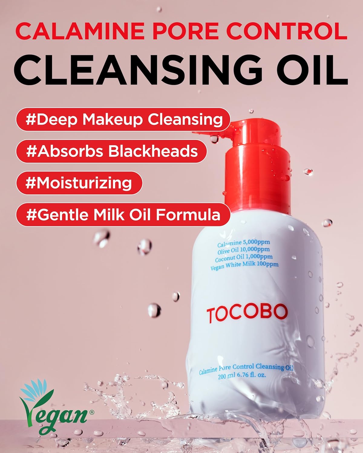 TOCOBO Calamine Pore Control Cleansing Oil 200 ml