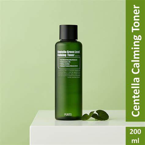 PURITO Green Level Calming Toner con Centella Asiática – 200 ml