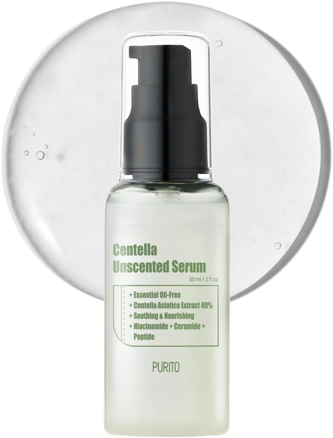 PURITO Centella Unscented Serum 60 ml – Serum Facial Calmante con Centella Asiática