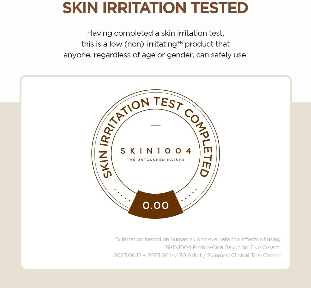 SKIN1004 Madagascar Centella Probiótic Eye Cream 20 ml – Contorno de ojos con Bakuchiol y Ácido Hialurónico