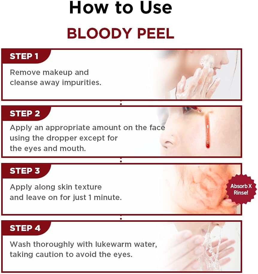 SKIN1004 Bloody Peel 30 ml – AHA 17% Peeling Solution