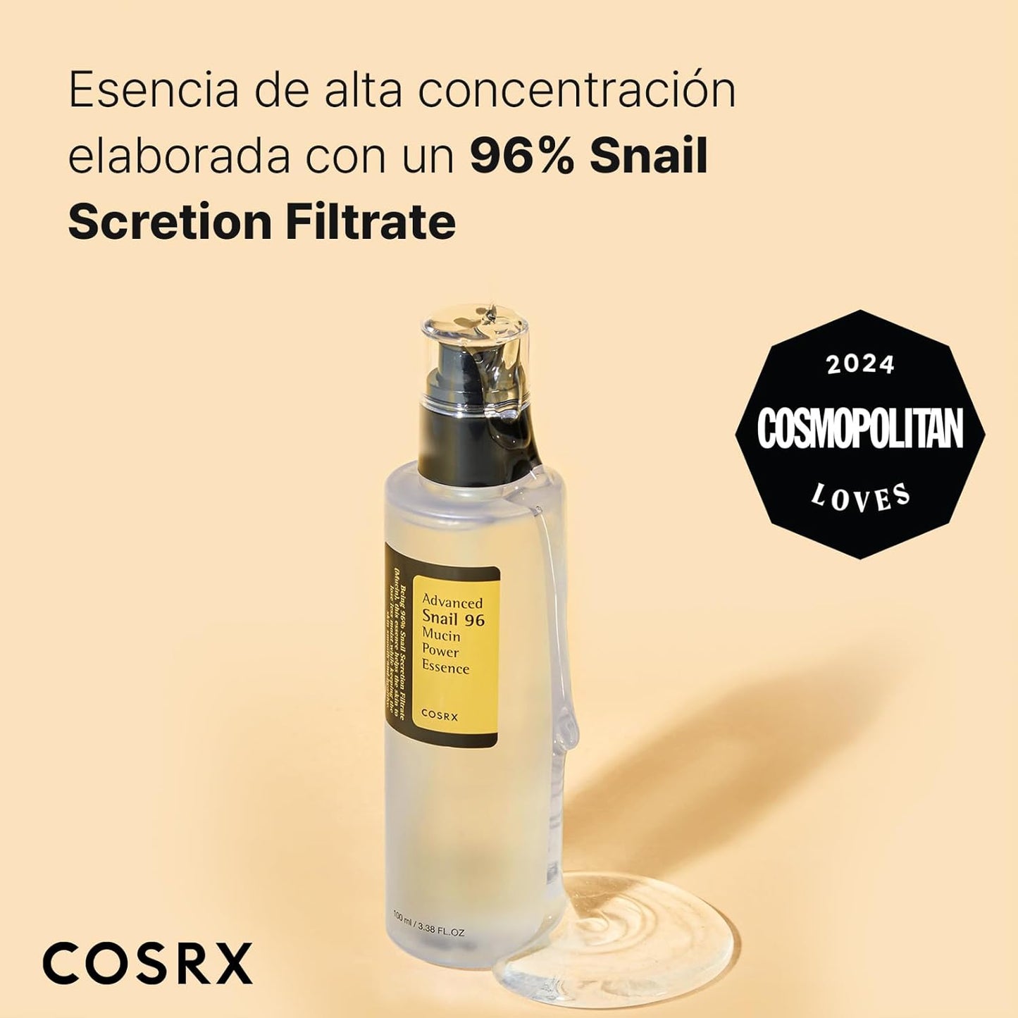 COSRX Sérum Facial Snail Mucin 96% Power Essence – 100 ml