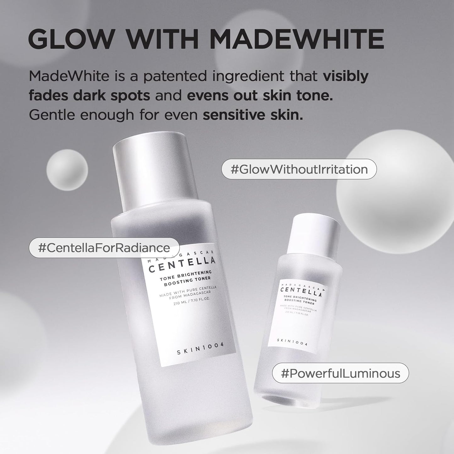 SKIN1004 Madagascar Centella Tone Brightening Boosting Toner 210 ml – Tónico iluminador con Niacinamida y Centella Asiática