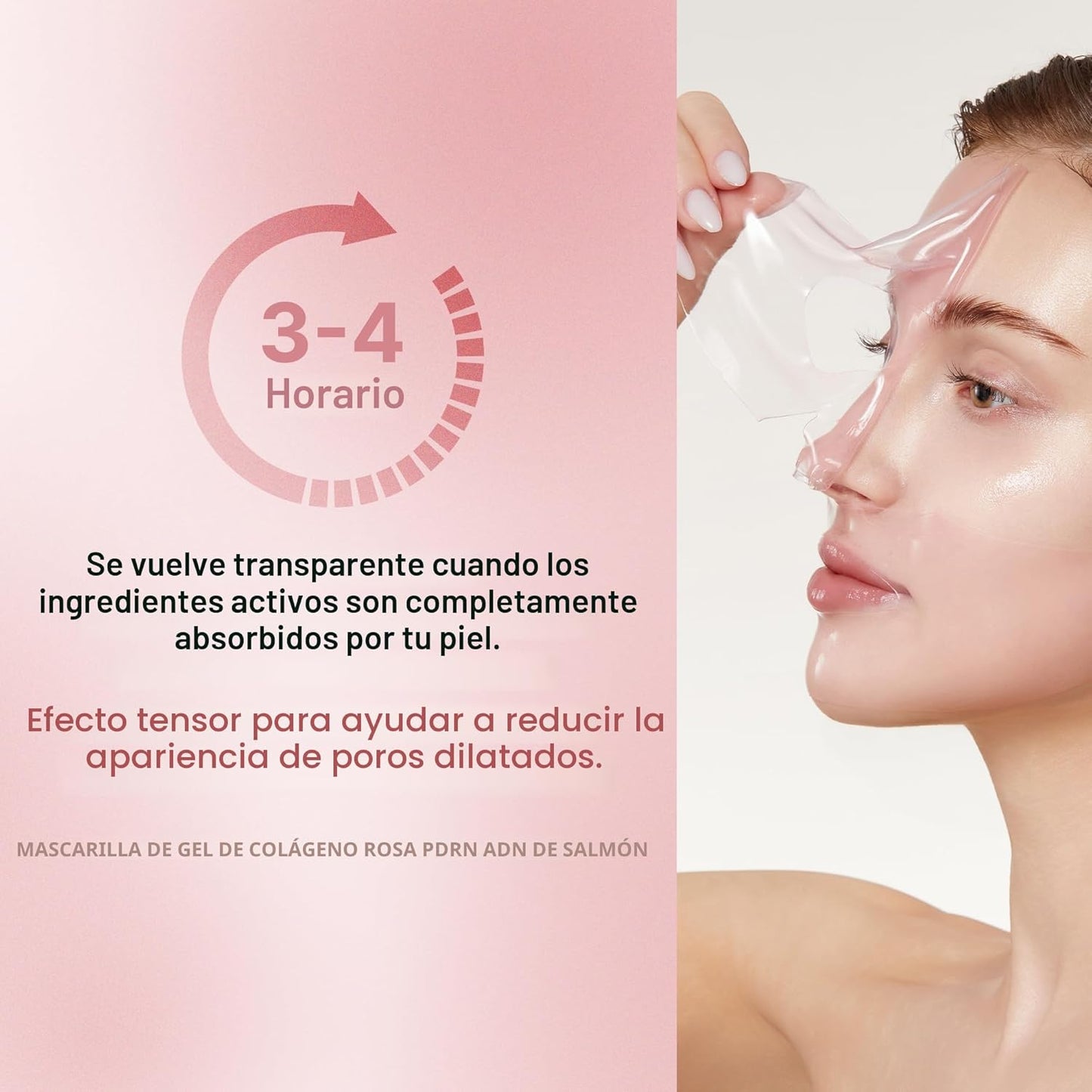 Medicube Salmon DNA PDRN Pink Collagen Gel Mask – Mascarilla Coreana Reafirmante 4 uds