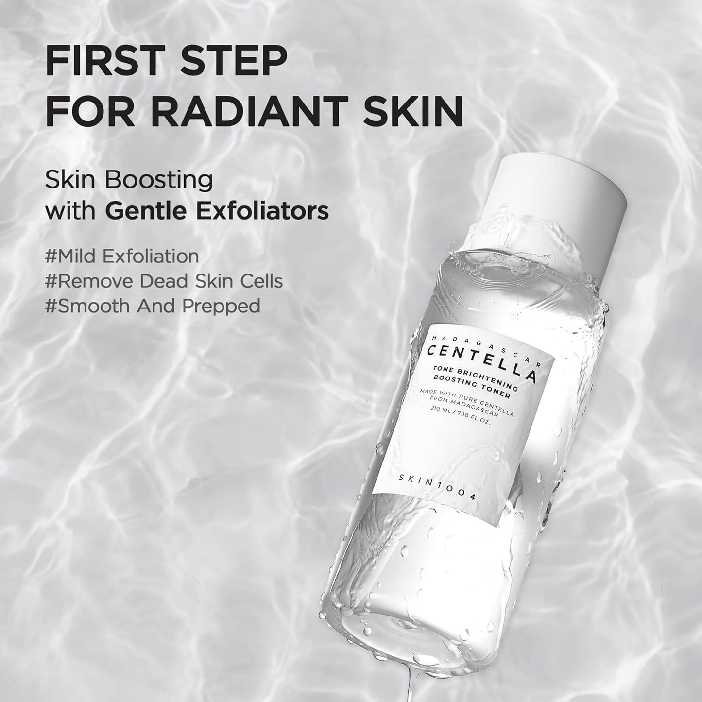 SKIN1004 Madagascar Centella Tone Brightening Boosting Toner 210 ml – Tónico iluminador con Niacinamida y Centella Asiática