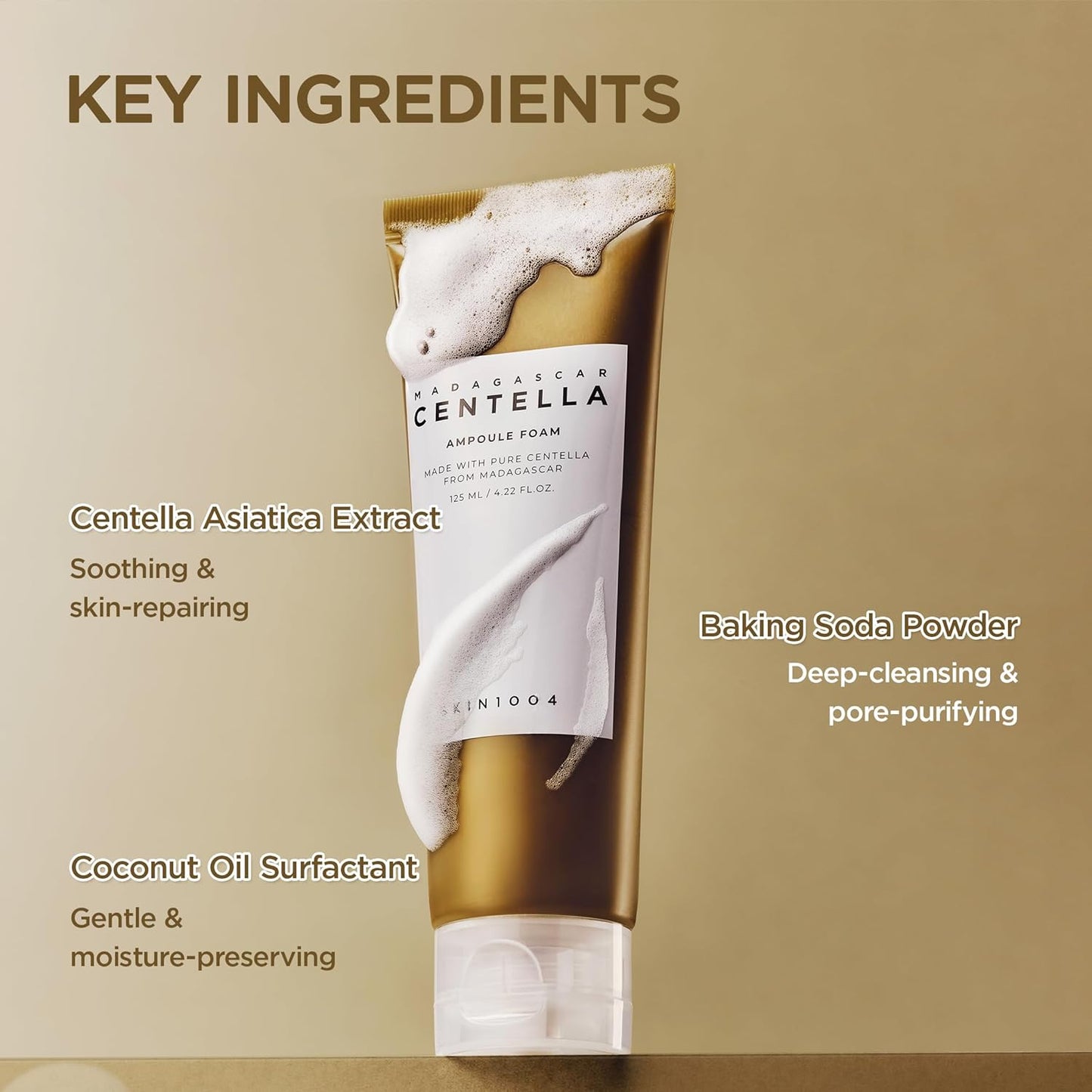 SKIN1004 Espuma Limpiadora con Centella Asiática – 125 ml