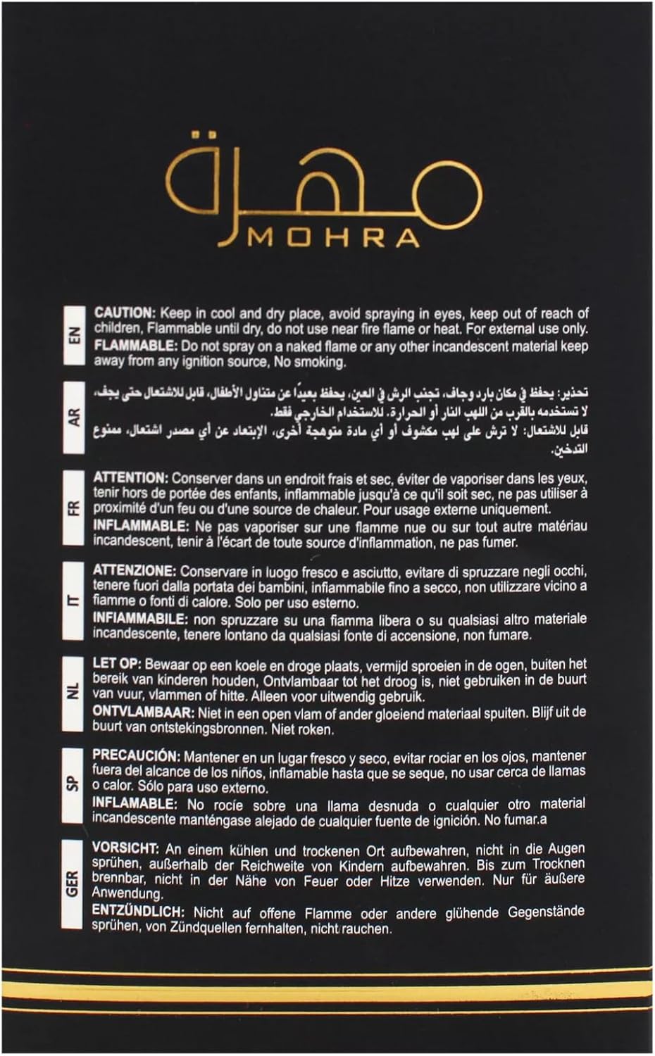 Lattafa Mohra Eau de Parfum 100 ml