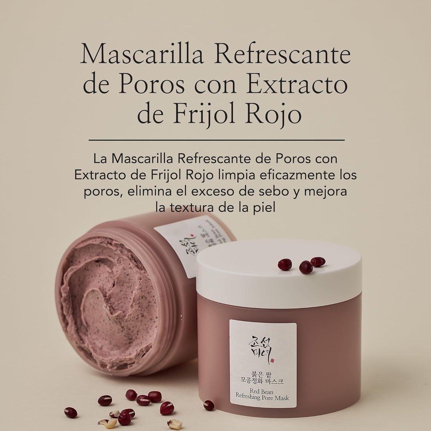 Beauty of Joseon Mascarilla refrescante para poros de frijol rojo – 140 ml